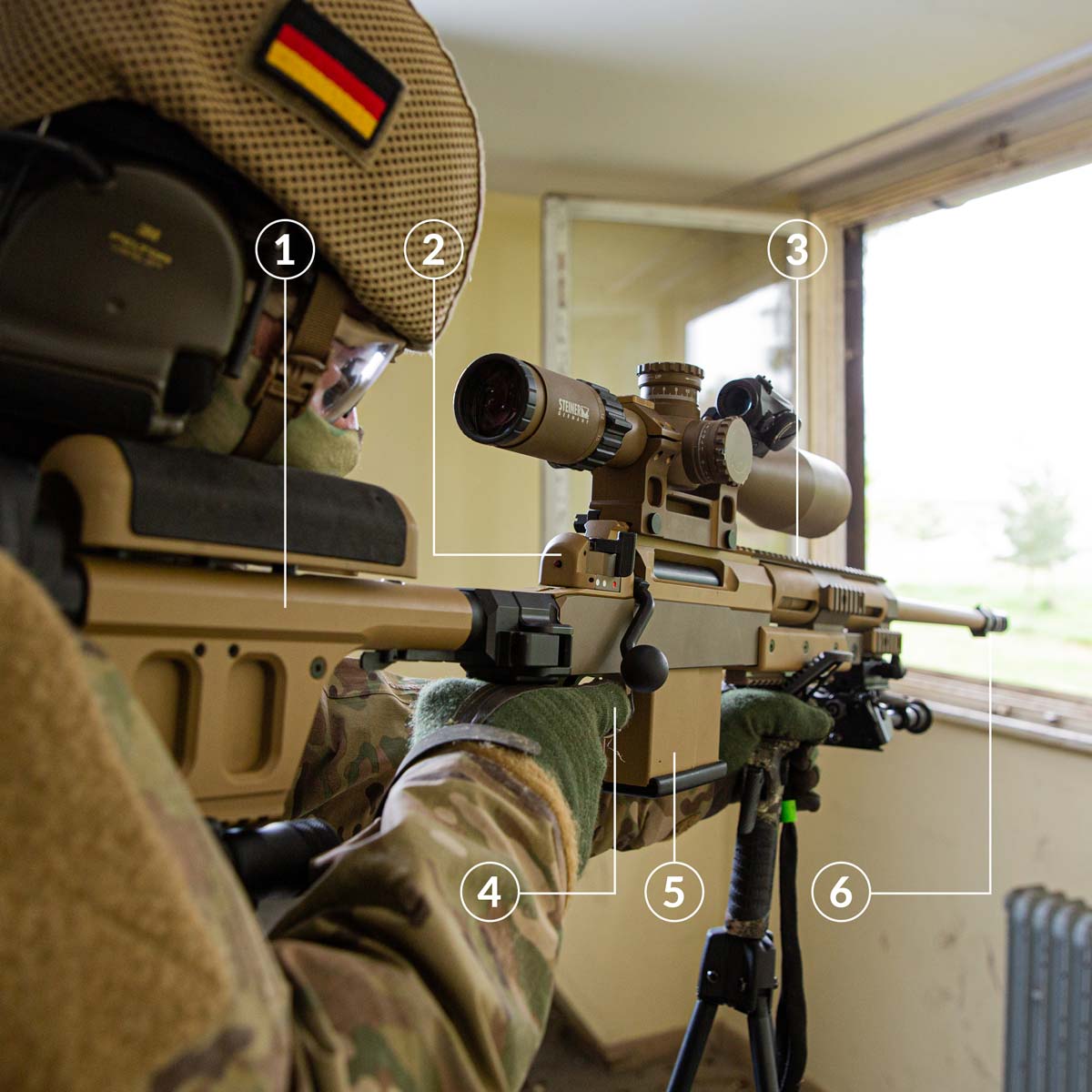 Scharfschützengewehr-System RS8 / RS9 – Gewehrfeatures